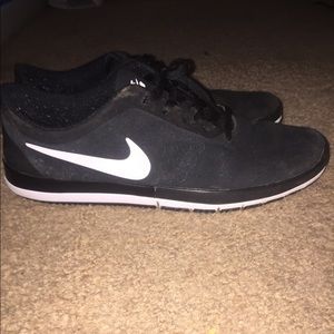 Black Nike SB shoes